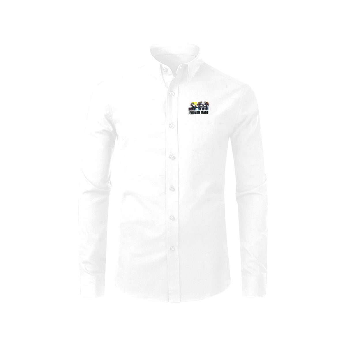 THEY NOT LIKE JESUS button up WHITE Men's