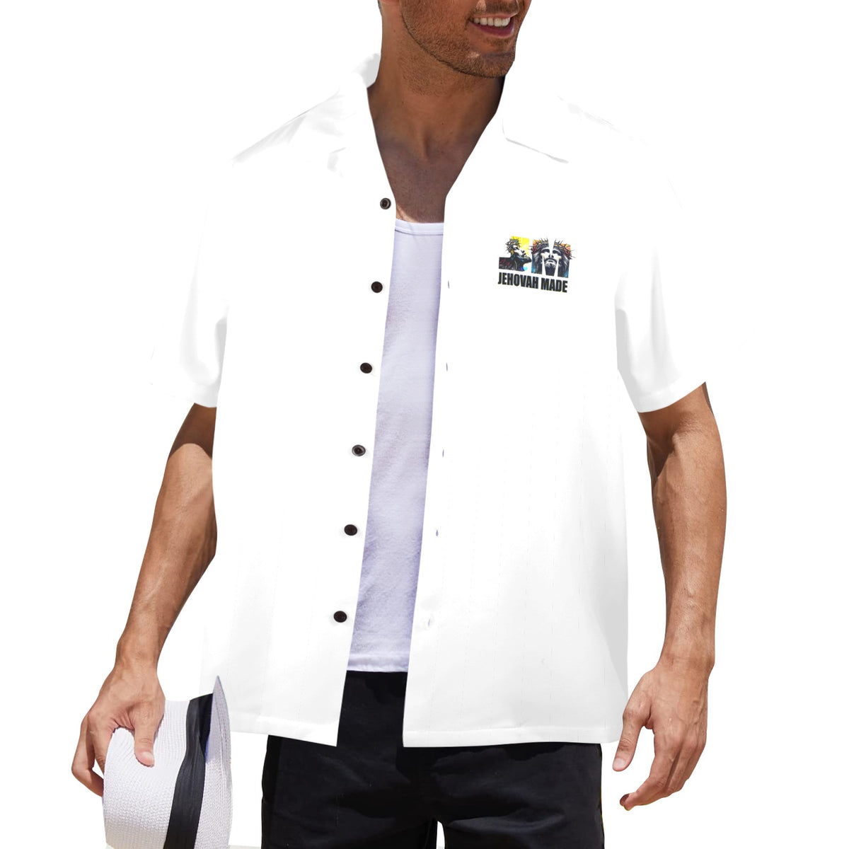 FAITH OVER FEAR BUTTON UP Men's