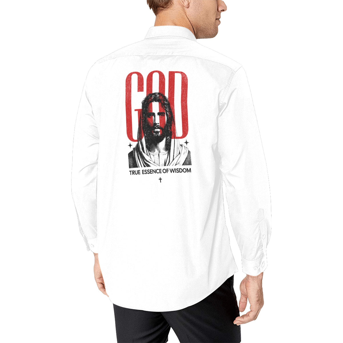 god essence of wisdom button up Men's