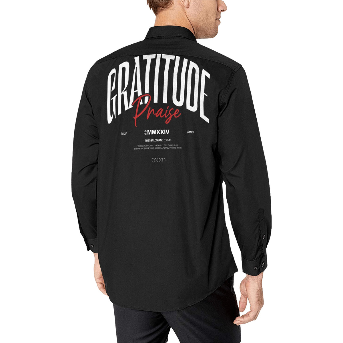 GRATITUDE button up Men's