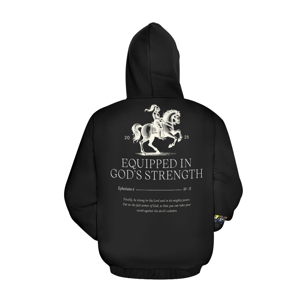 EQUIPPED IN GOD'S STRENGTH hoodie