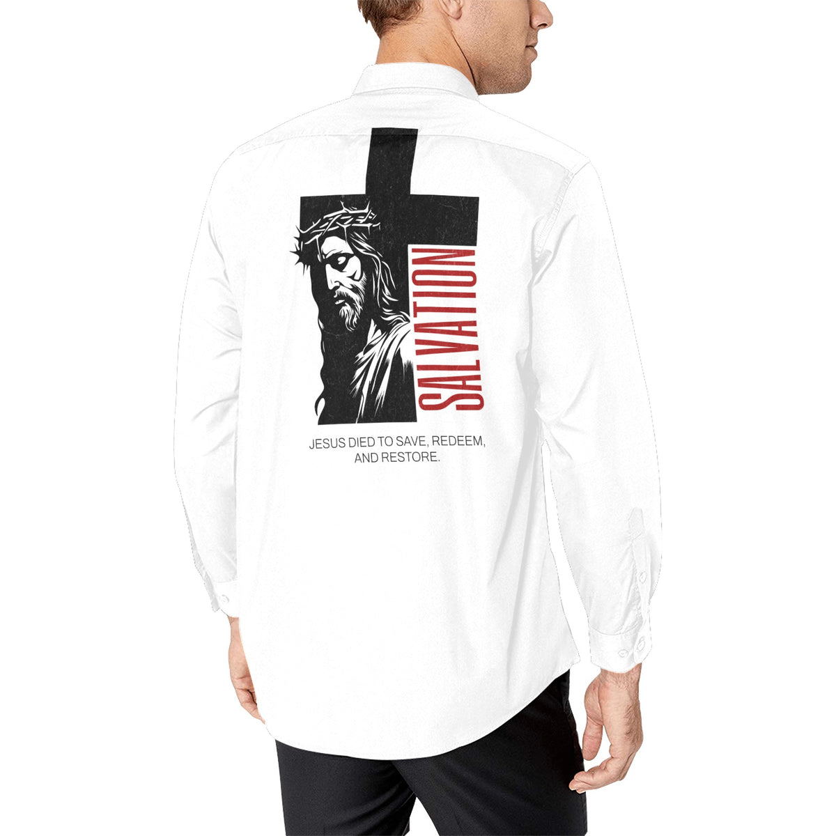 SALVATION button up WHITE