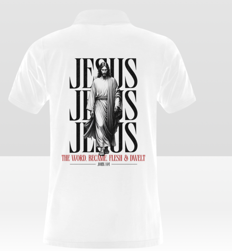 Words became Flesh polo Men's