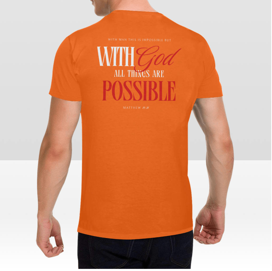 Men's WITH GOD ALL THINGS POSSIBLE T-shirt