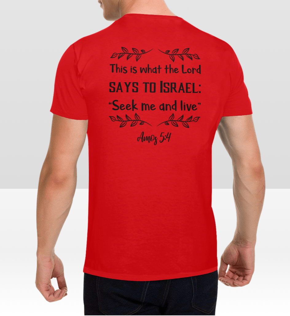 AMOS 5:4 T-SHIRT