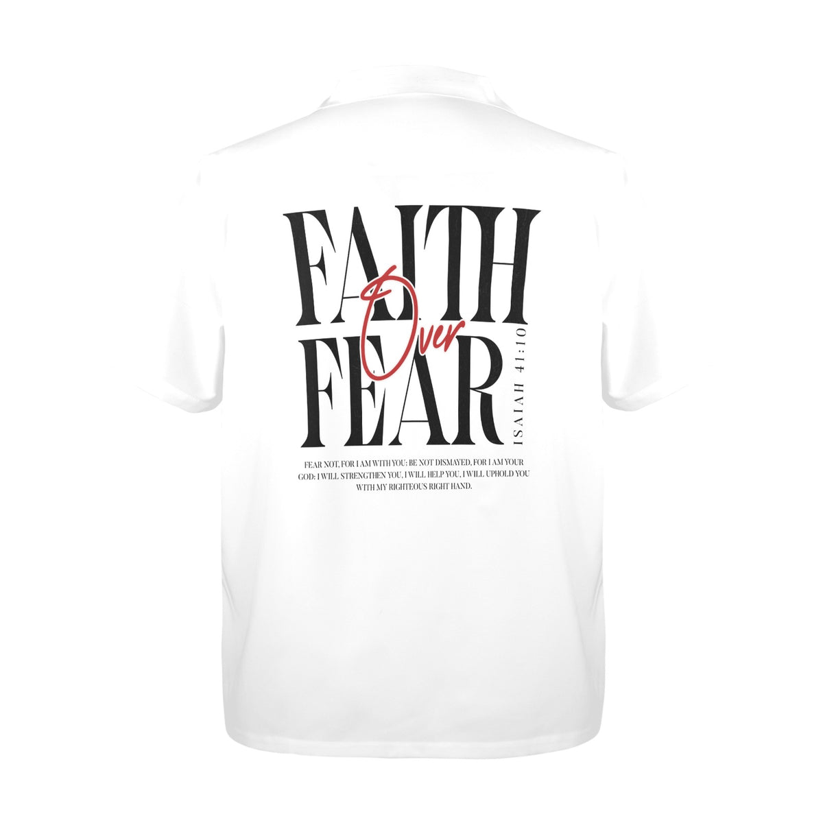 FAITH OVER FEAR BUTTON UP Men's