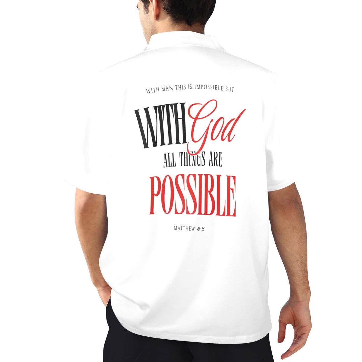 ALL THINGS POSSIBLE BUTTON UP Men's