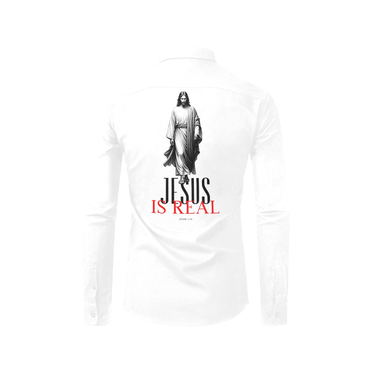 Jesus is real button up Men's