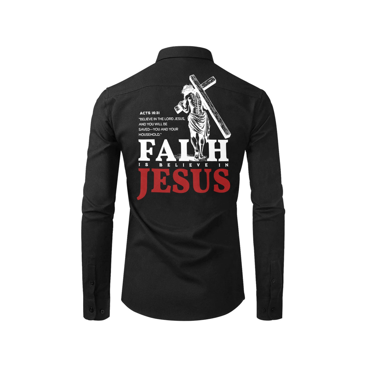 FAITH IS button up Men's