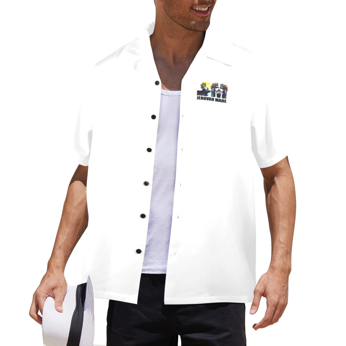 Risen-Black-BUTTON UP Men's