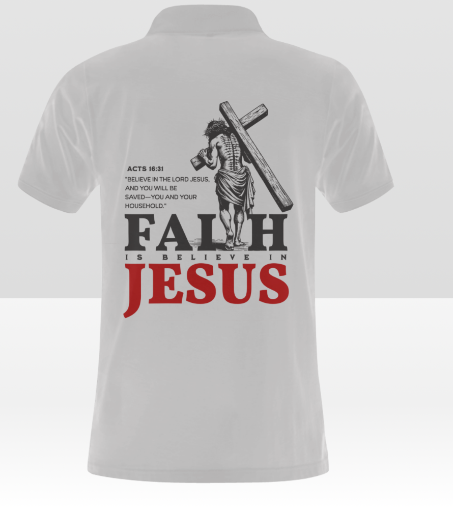Men's Faith in Jesus polo
