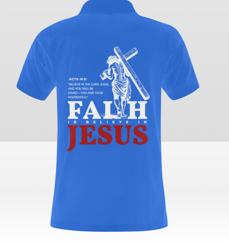Men's Faith in Jesus polo