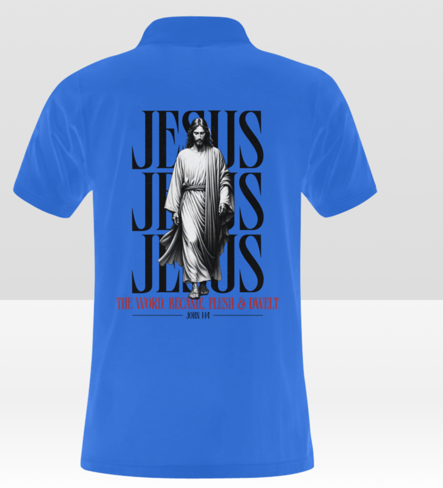 Words became Flesh polo Men's