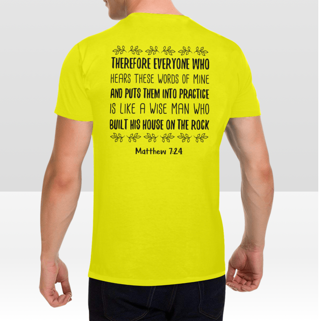 MATTHEW 7:24 T-SHIRT