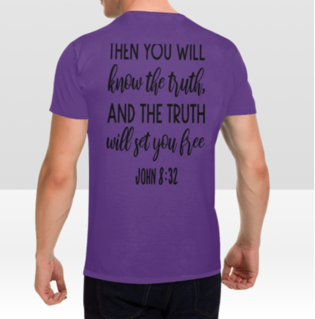 JOHN 8:32 MENS T-SHIRT