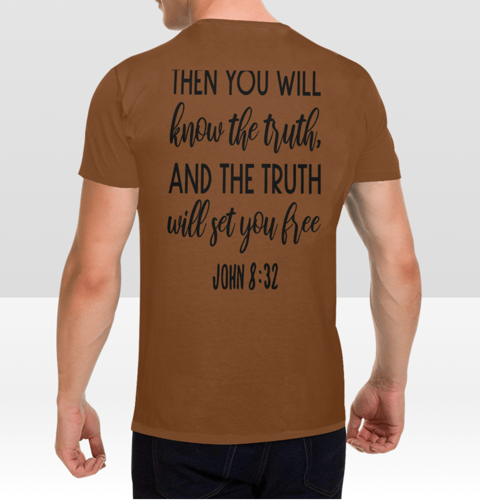 JOHN 8:32 MENS T-SHIRT