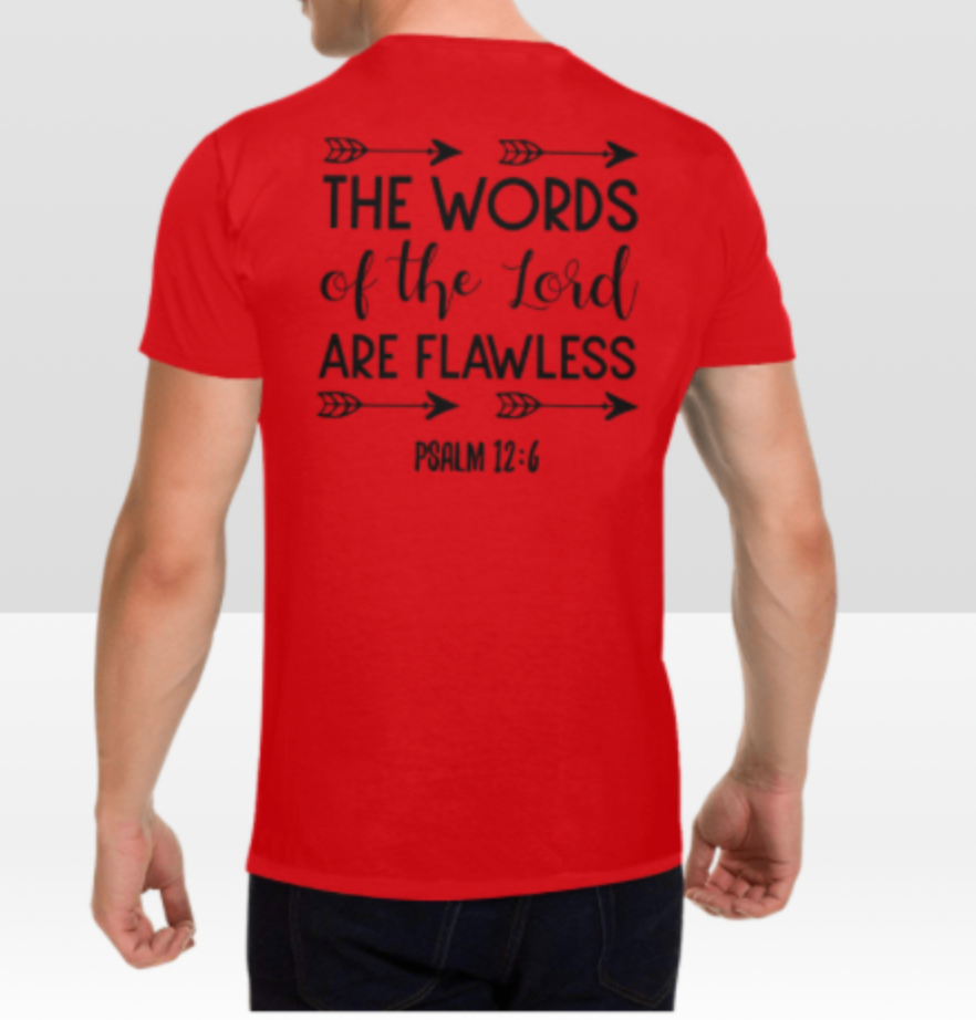 PSALM 12:6 MENS T-SHIRT