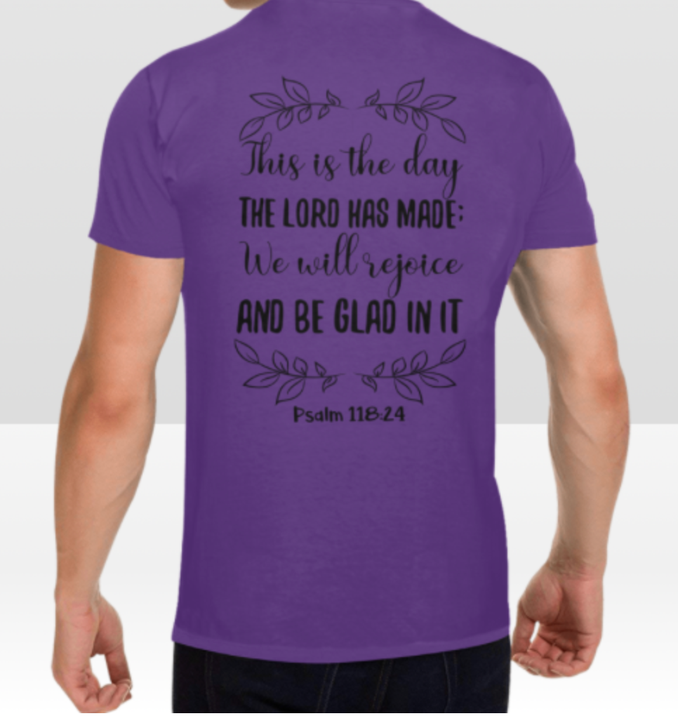 PSALM 118:24 MENS T-SHIRT
