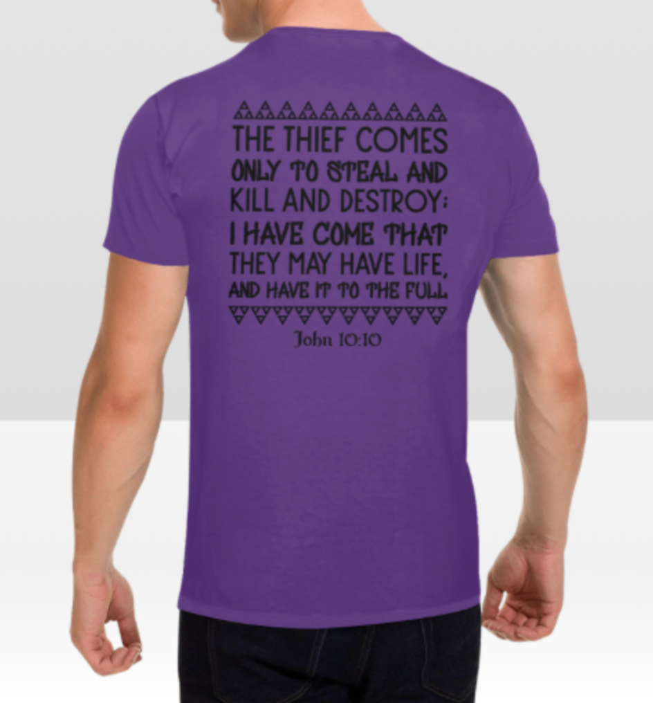 JOHN 10:10 MENS T-SHIRT