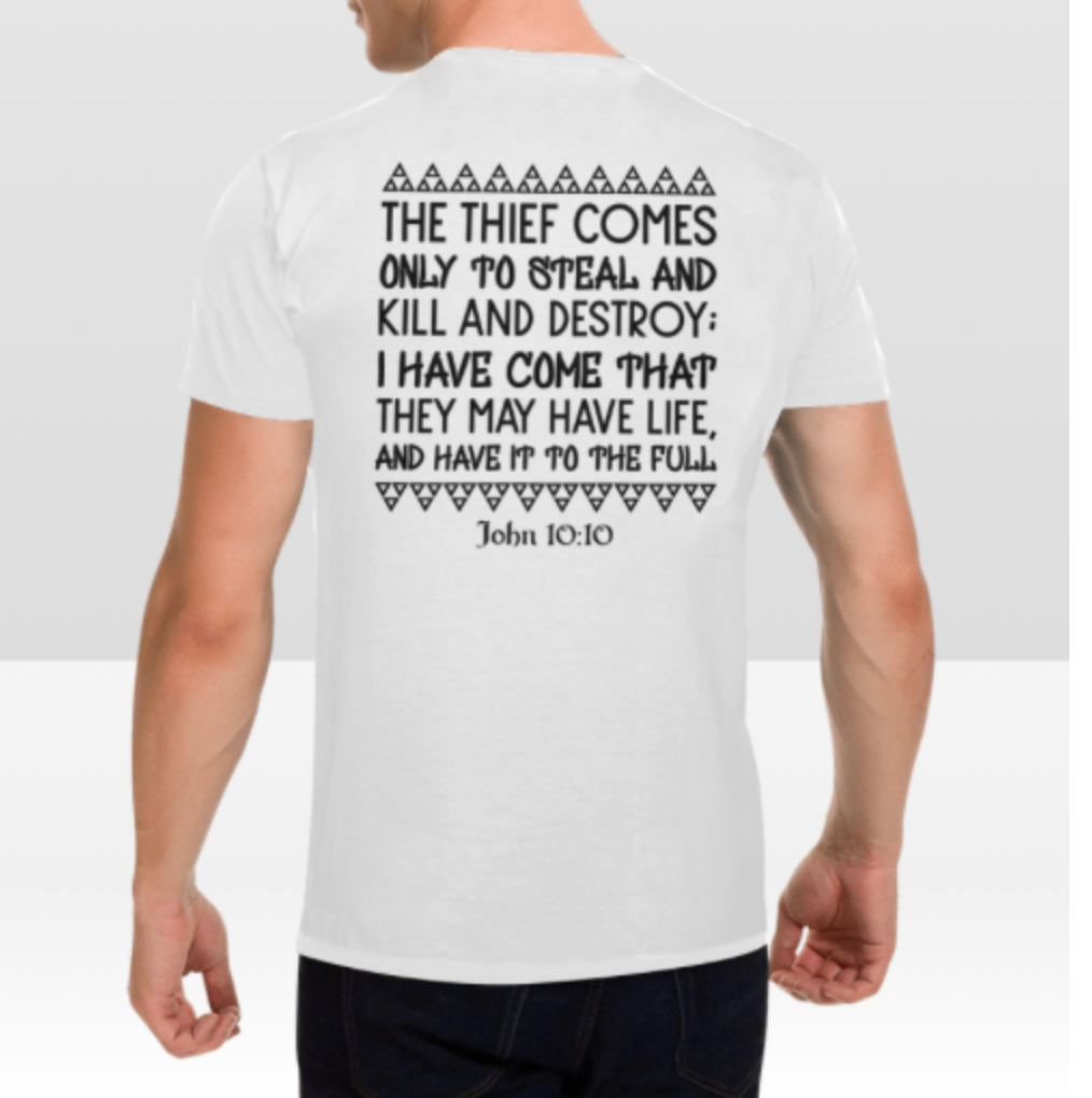 JOHN 10:10 MENS T-SHIRT