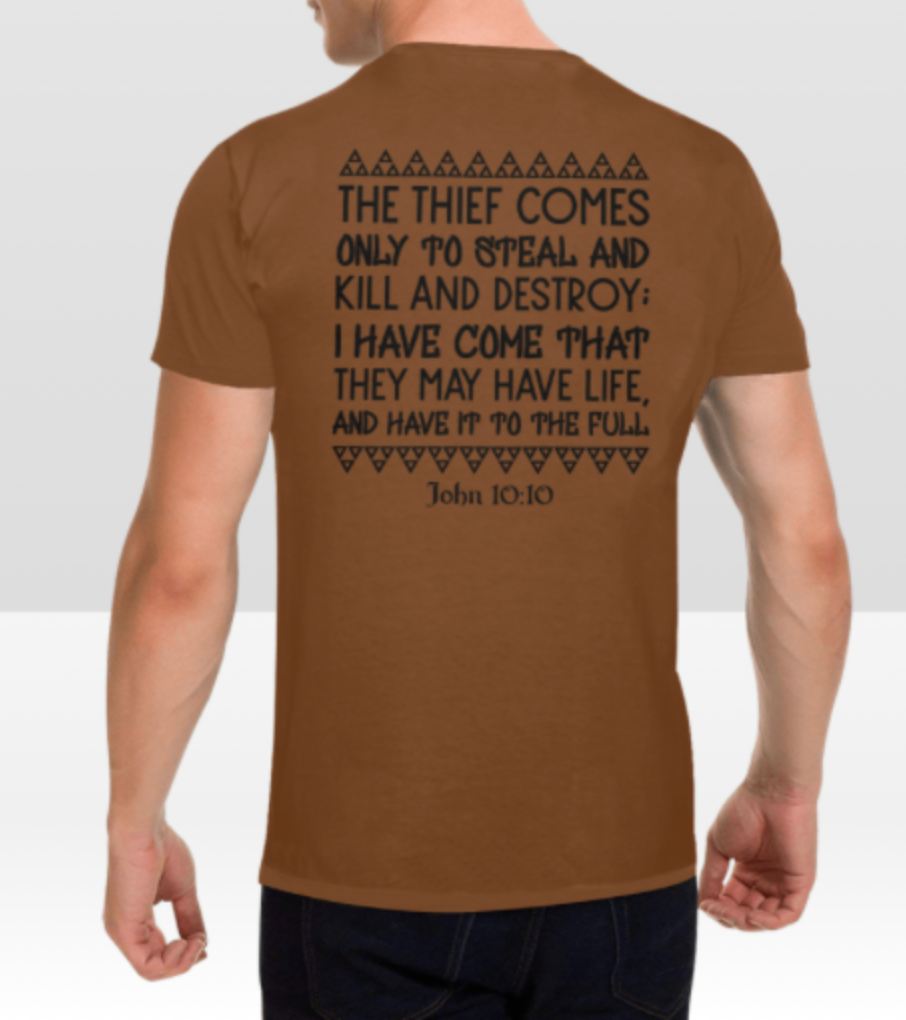 JOHN 10:10 MENS T-SHIRT