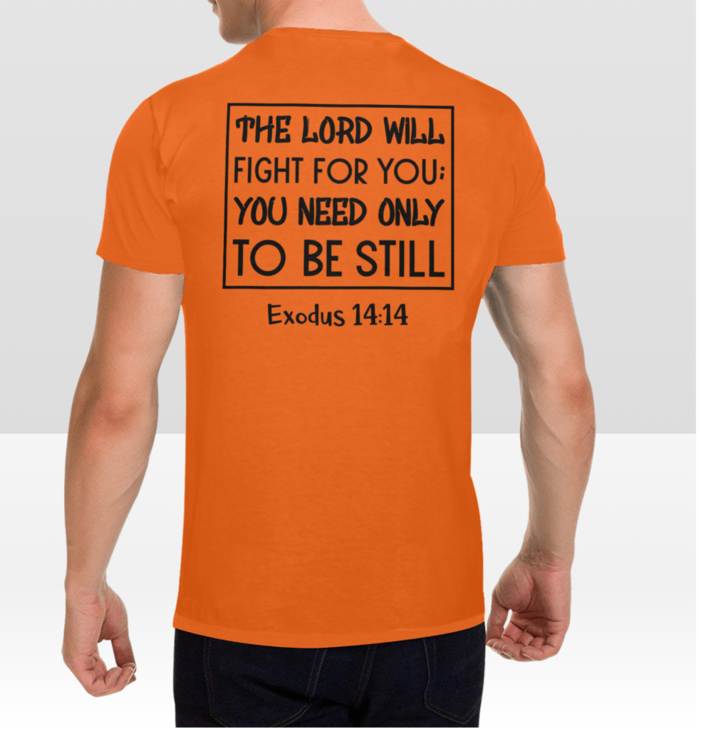EXODUS 14:14 MENS T-SHIRT