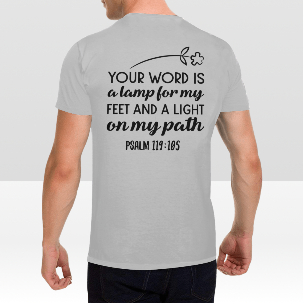 PSALM 119:105 MENS T-SHIRT