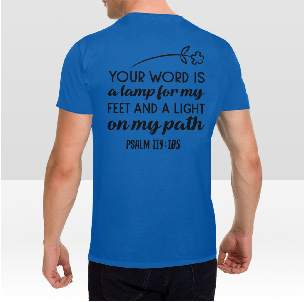 PSALM 119:105 MENS T-SHIRT