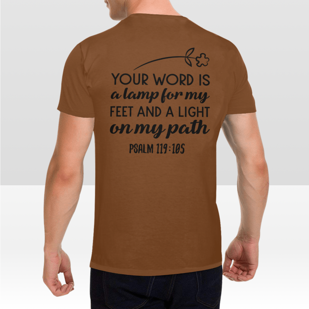PSALM 119:105 MENS T-SHIRT