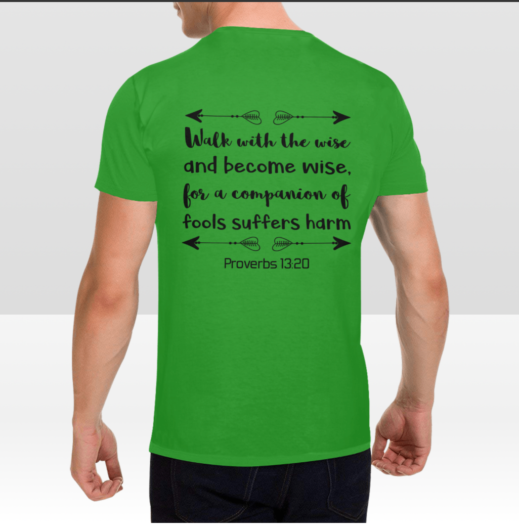 PROVERBS 13:20 MENS T-SHIRT