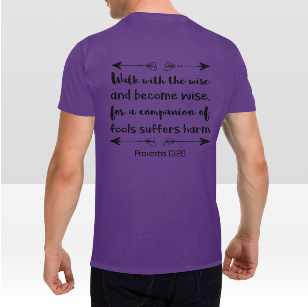 PROVERBS 13:20 MENS T-SHIRT