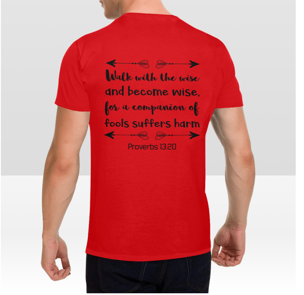 PROVERBS 13:20 MENS T-SHIRT