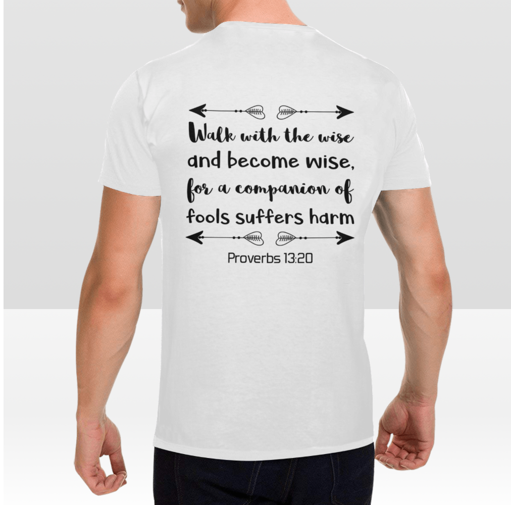 PROVERBS 13:20 MENS T-SHIRT