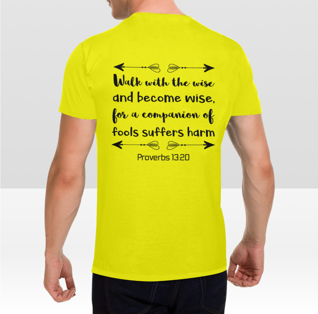 PROVERBS 13:20 MENS T-SHIRT
