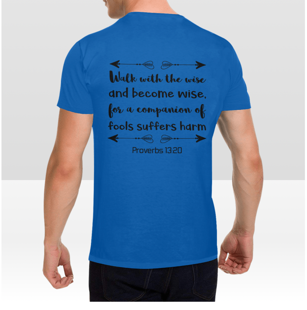 PROVERBS 13:20 MENS T-SHIRT