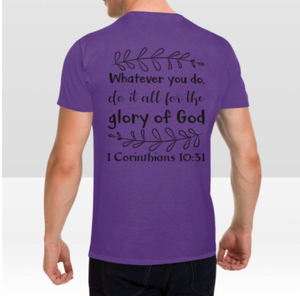 1 CORINTHIANS 10:31 MENS T-SHIRT