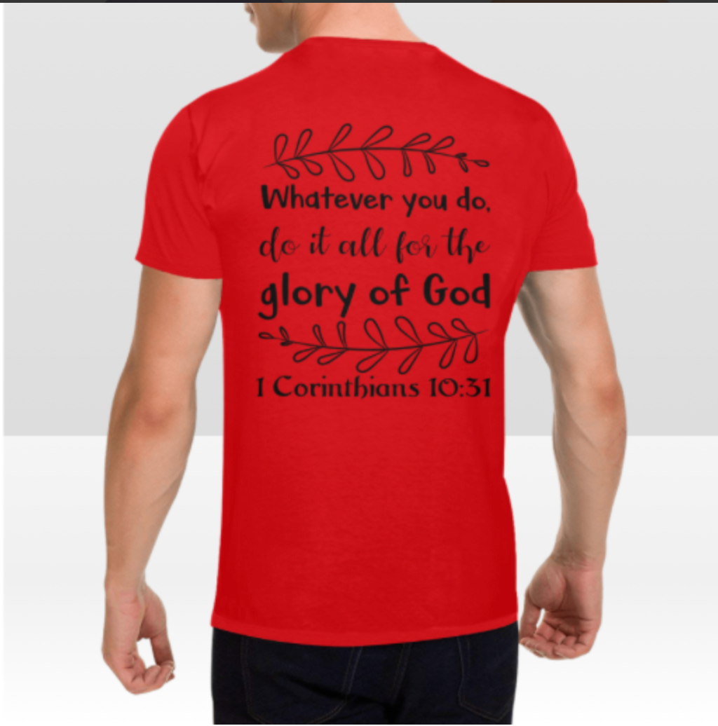 1 CORINTHIANS 10:31 MENS T-SHIRT