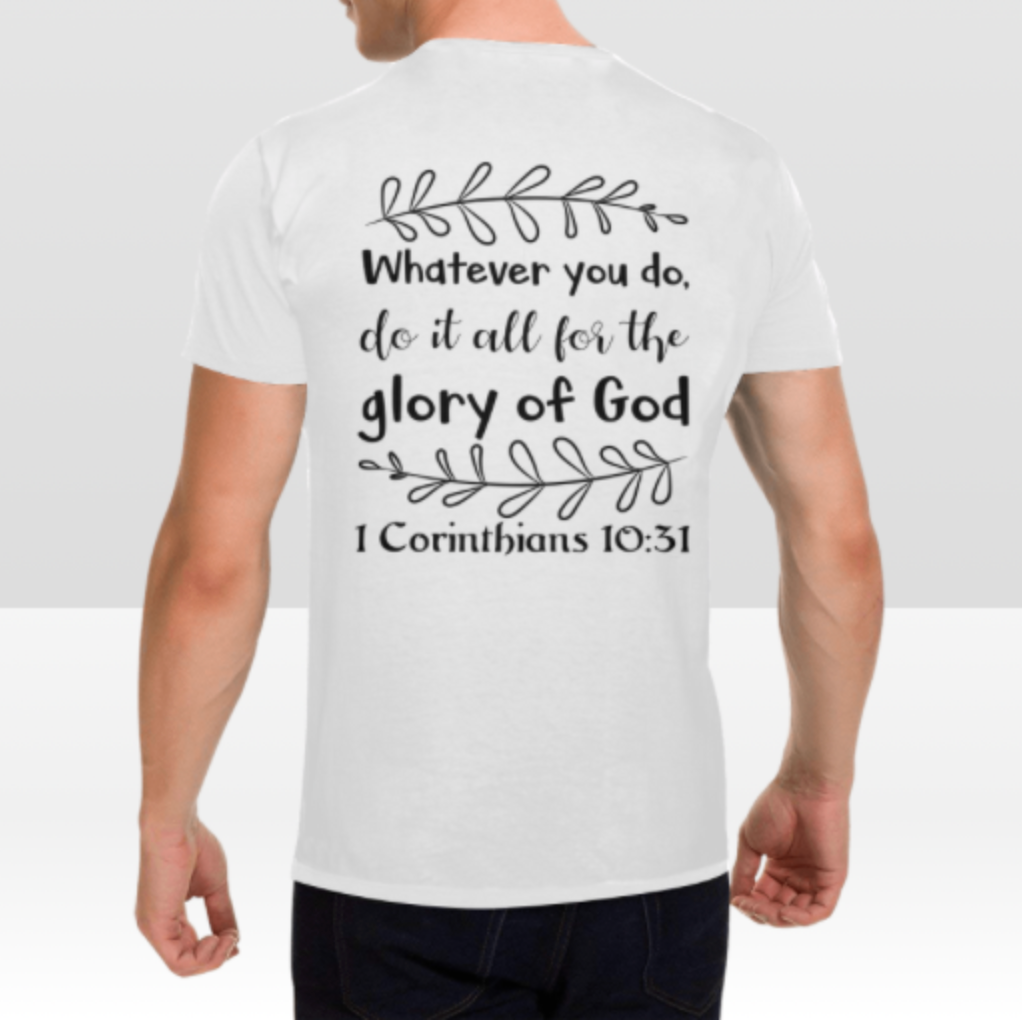 1 CORINTHIANS 10:31 MENS T-SHIRT