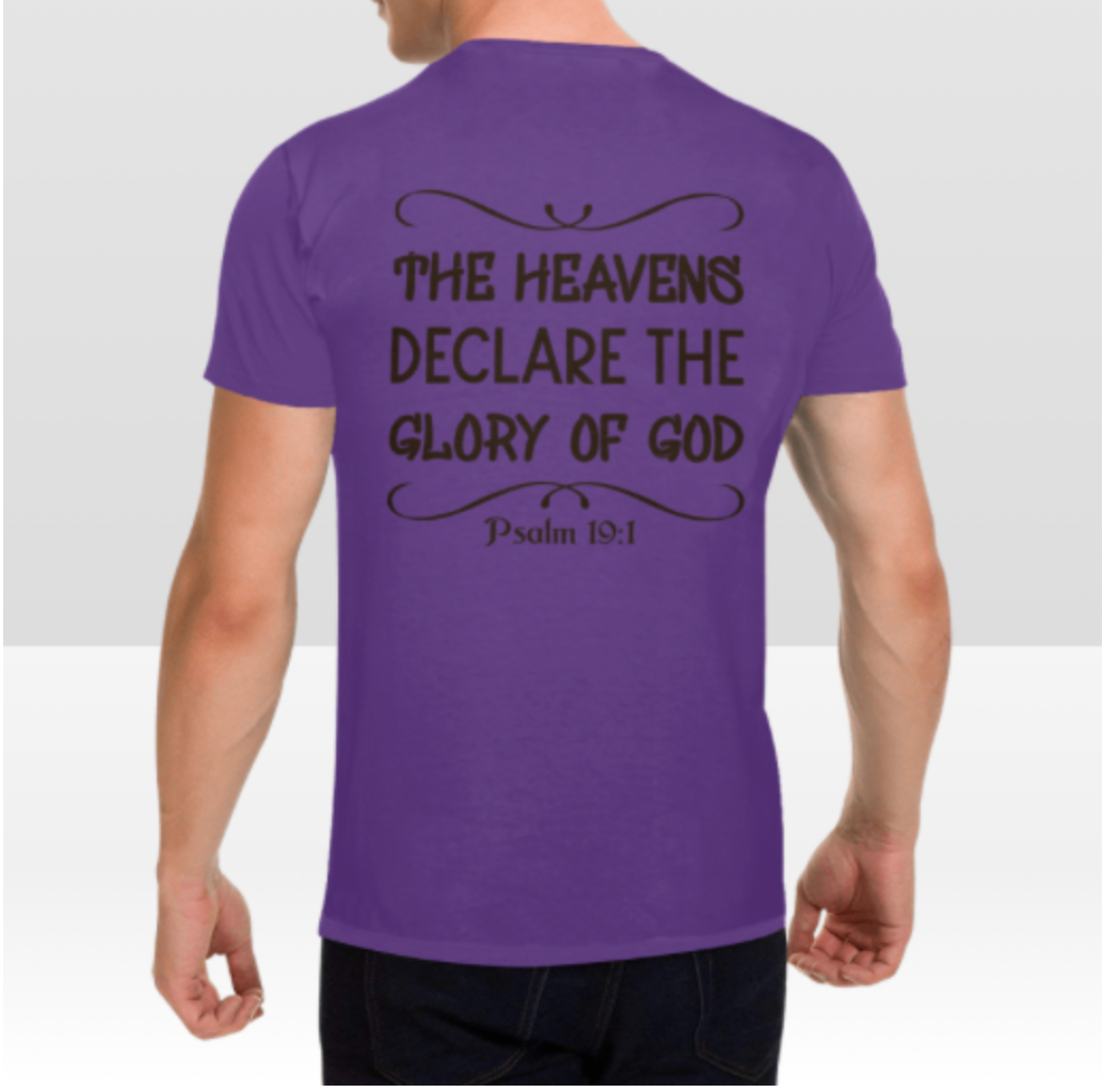 PSALM 19:1 MENS T-SHIRT