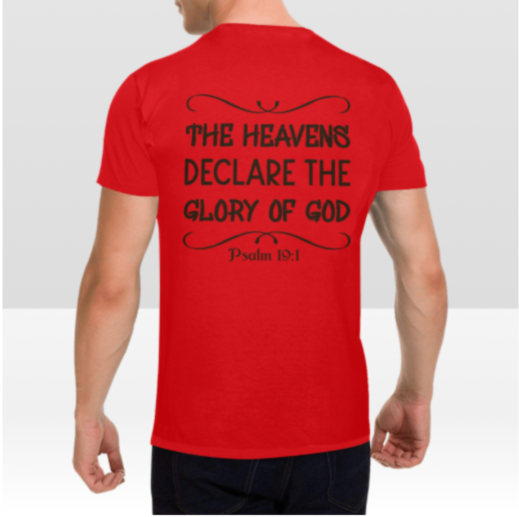 PSALM 19:1 MENS T-SHIRT