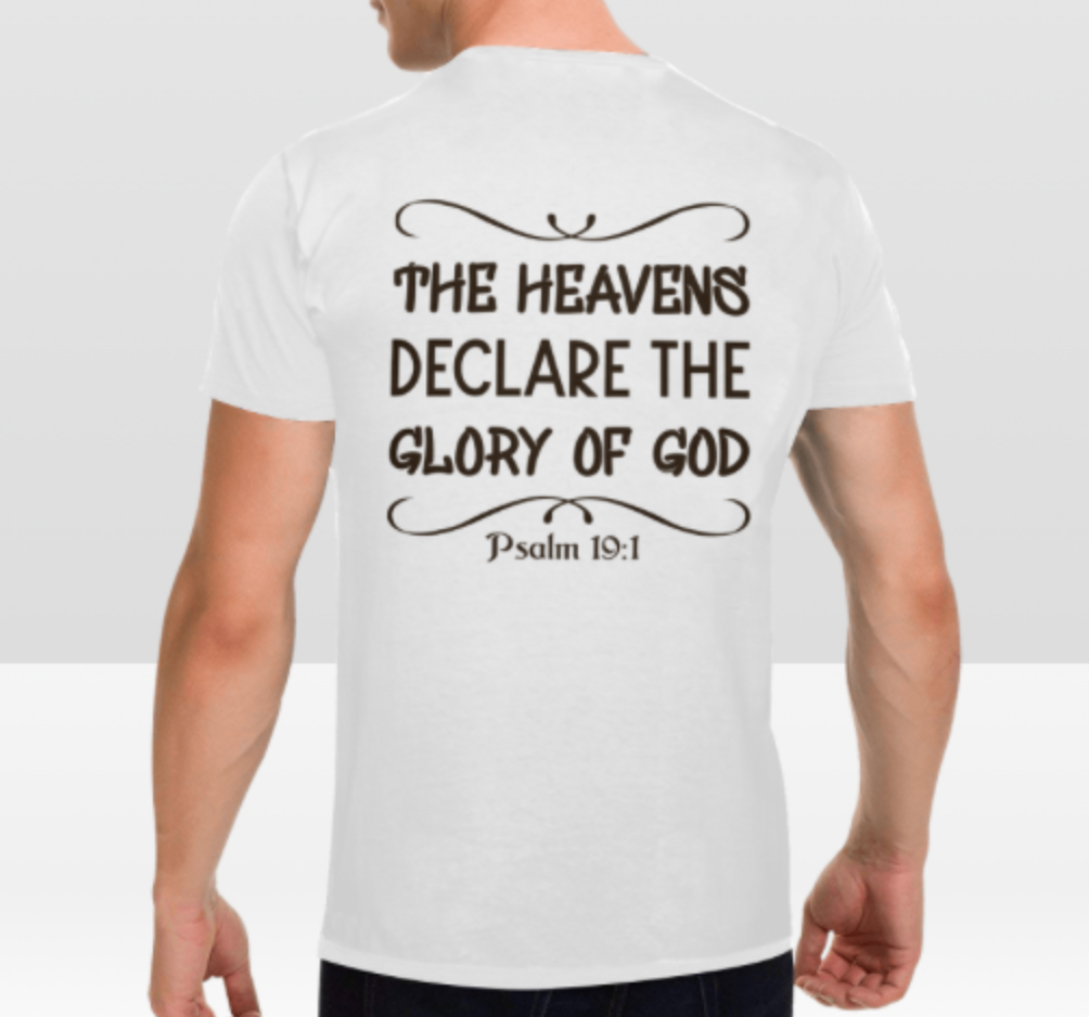 PSALM 19:1 MENS T-SHIRT