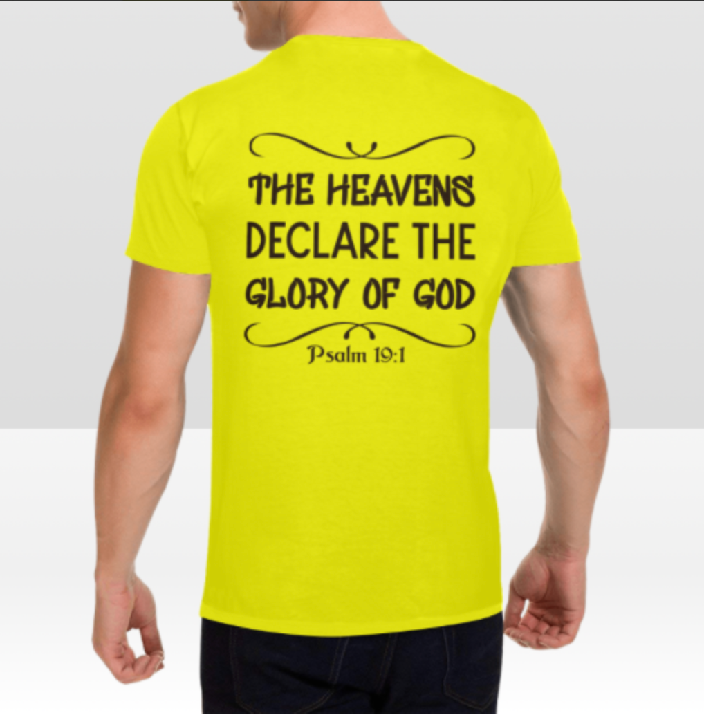 PSALM 19:1 MENS T-SHIRT