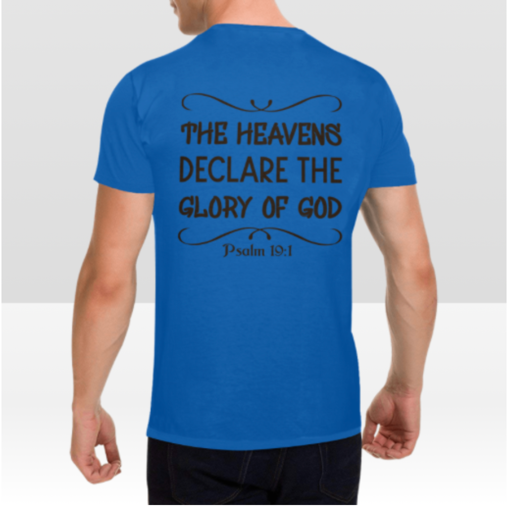 PSALM 19:1 MENS T-SHIRT