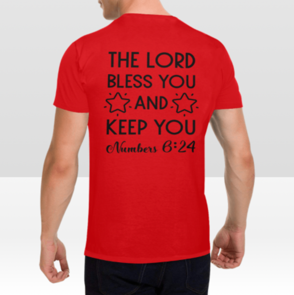 NUMBERS 6:24 MENS T-SHIRT