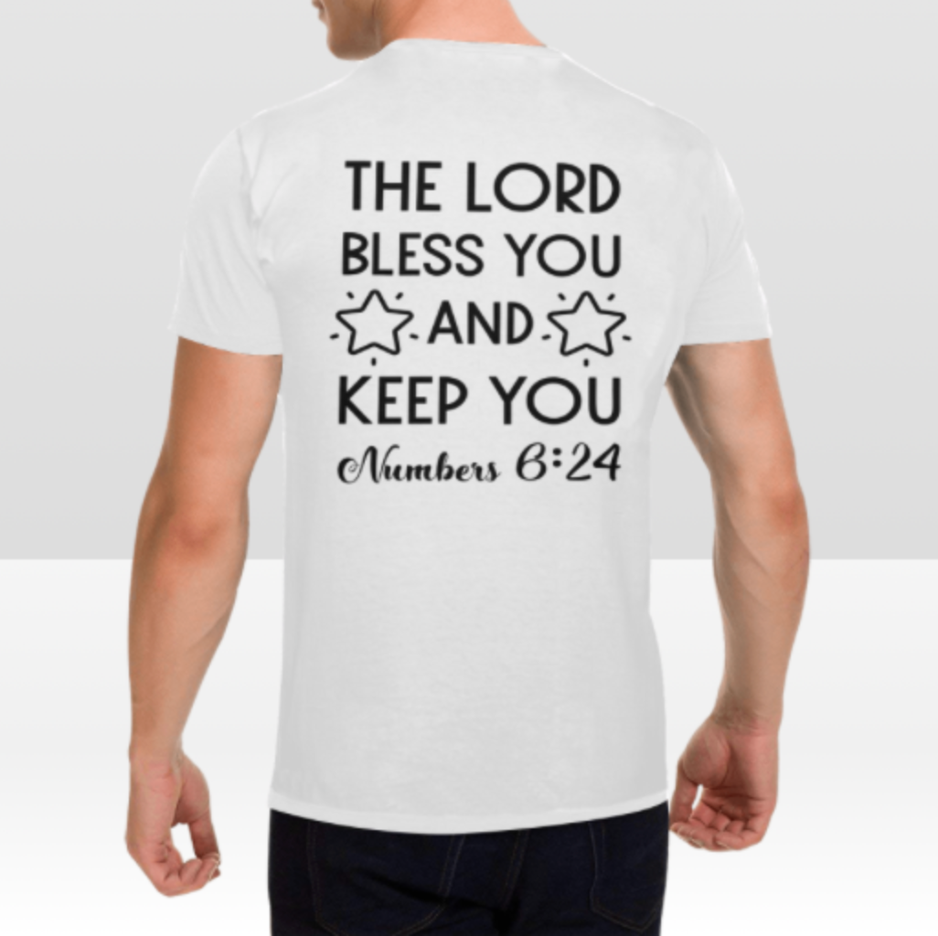 NUMBERS 6:24 MENS T-SHIRT