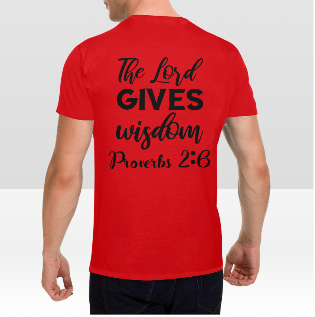 PROVERBS 2:6 MENS T-SHIRT