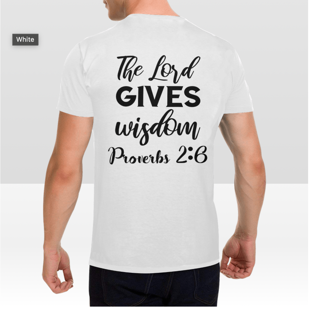 PROVERBS 2:6 MENS T-SHIRT