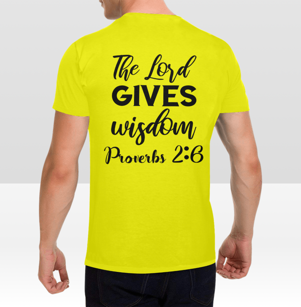 PROVERBS 2:6 MENS T-SHIRT