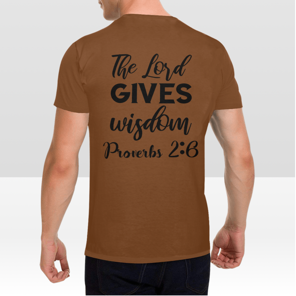 PROVERBS 2:6 MENS T-SHIRT