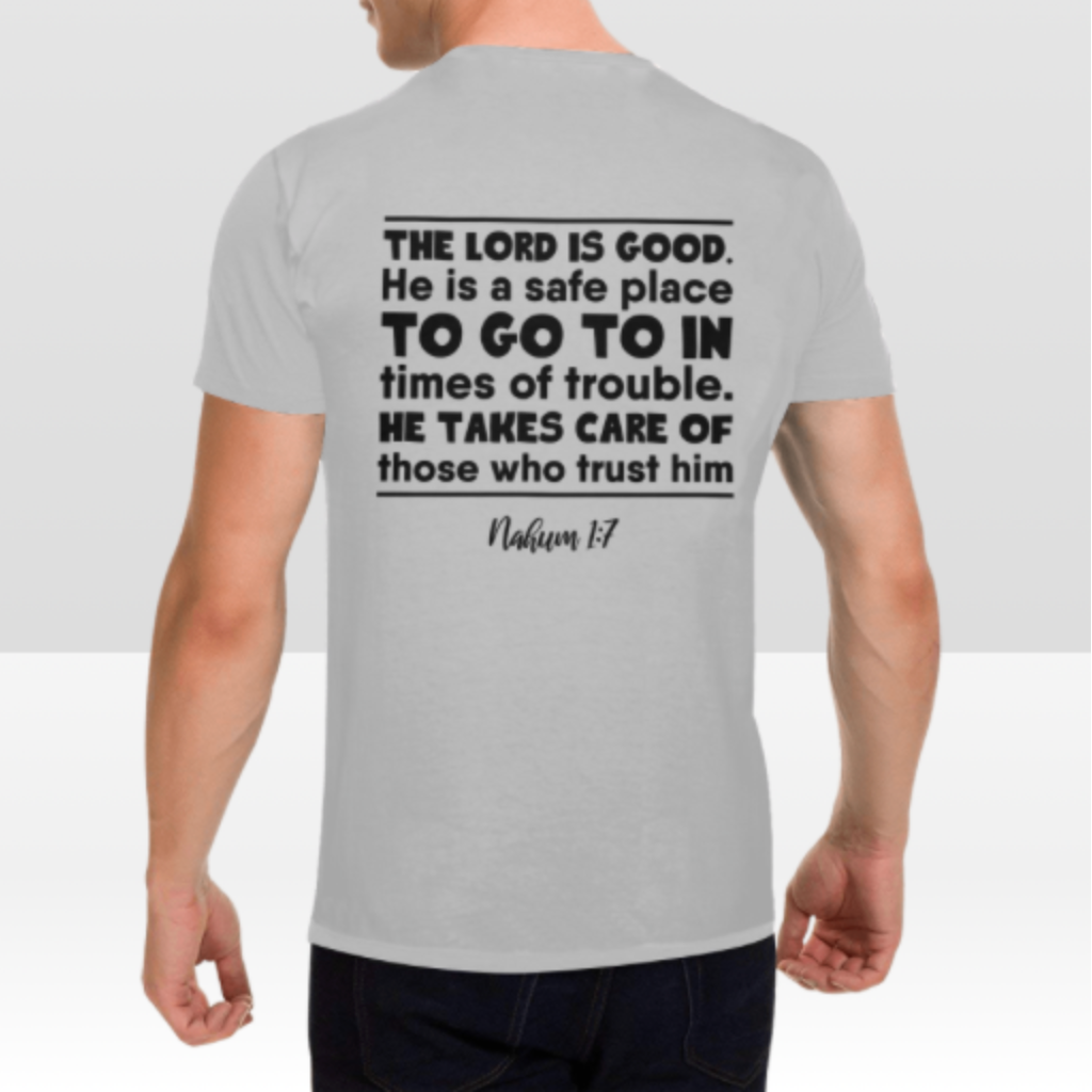 NAHUM 1:7 MENS T-SHIRT